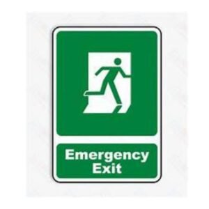Emergency Exit Sign